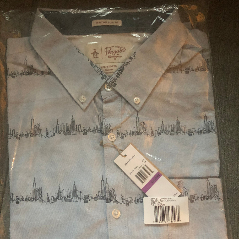 Original Penguin Shirt, NWT, Men's XXL